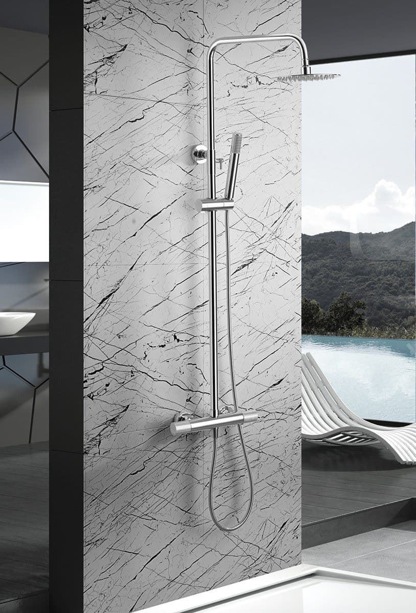 Barra de ducha Termostática serie LINE acabado cromo - Imagen 1