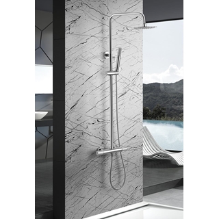 Barra de ducha Termostática serie LINE acabado cromo - Imagen 1