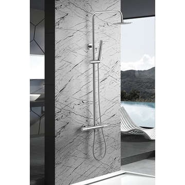 Barra de ducha Termostática serie LINE acabado cromo - Imagen 1