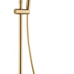 Barra de ducha Termostática serie LINE acabado oro cepillado - Imagen 1