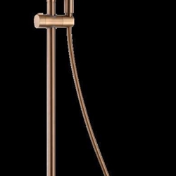 Barra de ducha Termostática serie LINE acabado oro rosa cepillado - Imagen 1