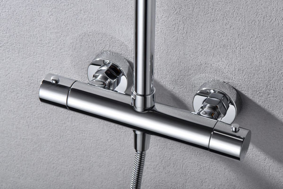 Barra de ducha Termostática serie MONZA acabado cromo - Imagen 2