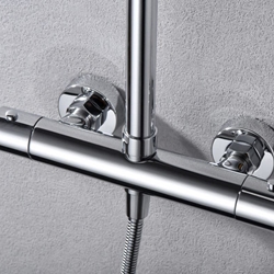 Barra de ducha Termostática serie MONZA acabado cromo - Imagen 2
