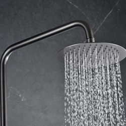 Barra de ducha termostatica serie MONZA acabado negro gun metal - Imagen 2
