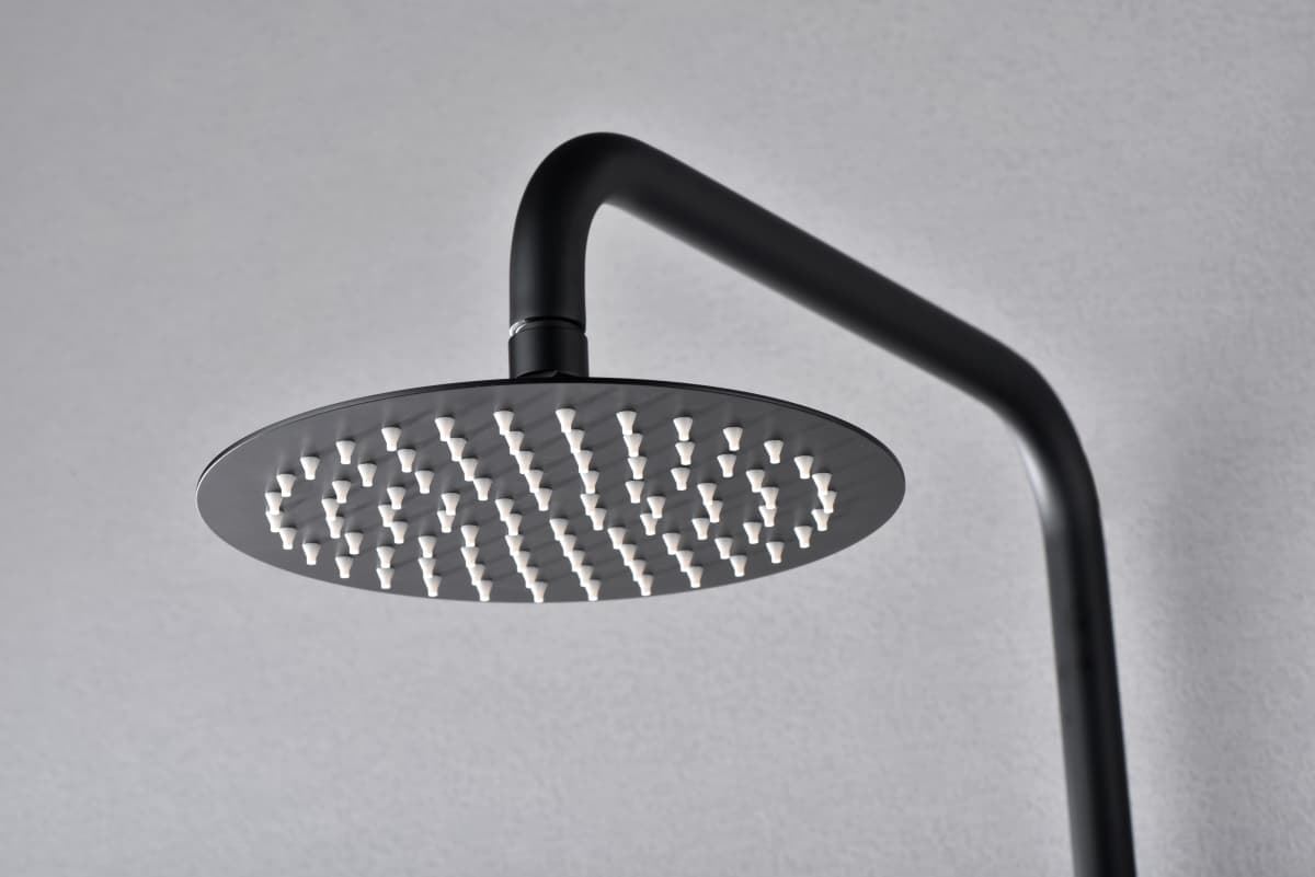 Barra de ducha termostatica serie MONZA acabado negro mate - Imagen 2