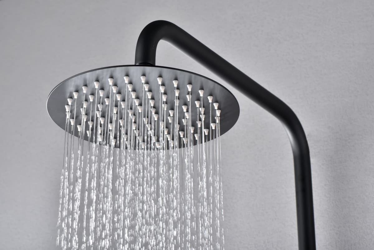 Barra de ducha termostatica serie MONZA acabado negro mate - Imagen 3