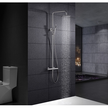 Barra de ducha termostatica serie MOSCU acabado acero S.316 - Imagen 1