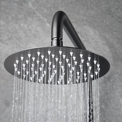 Barra de ducha termostatica serie NAPOLES acabado black gun metal - Imagen 2