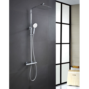 Barra de ducha termostatica serie PRAGA acabado cromo - Imagen 2