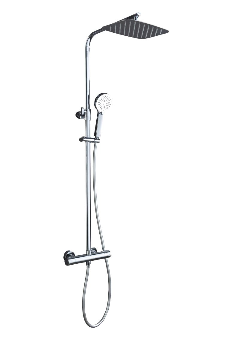 Barra de ducha termostatica serie PRAGA acabado cromo - Imagen 3