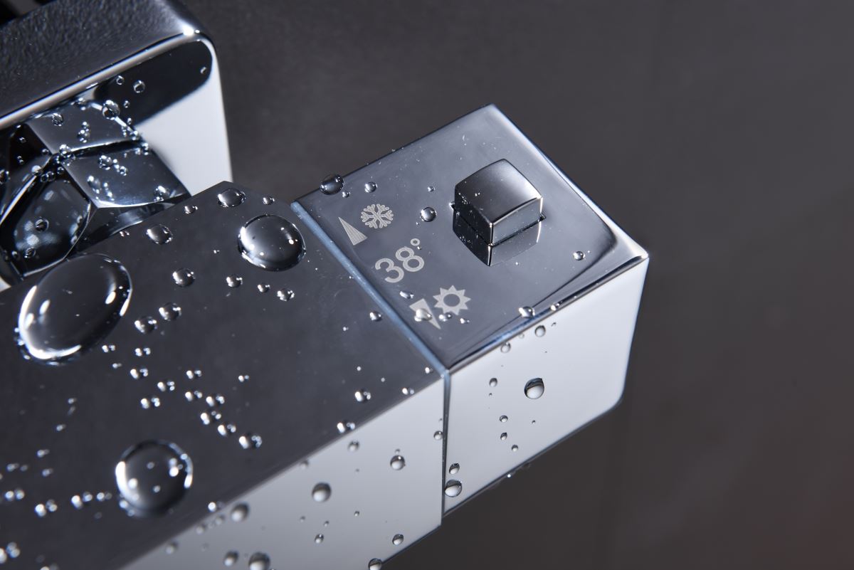 Barra de ducha termostatica serie VIGO acabado cromo - Imagen 4