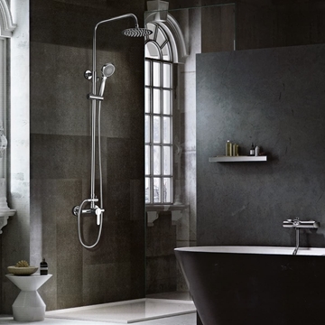 Columna de ducha monomando serie ROMA acabado cromado - Imagen 1