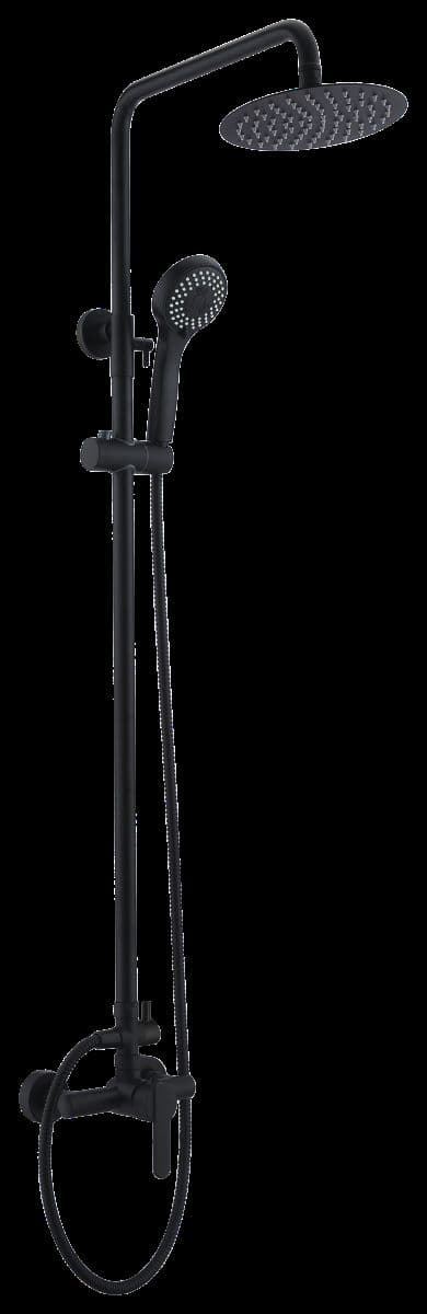 Columna de ducha monomando serie ROMA acabado negro mate - Imagen 3