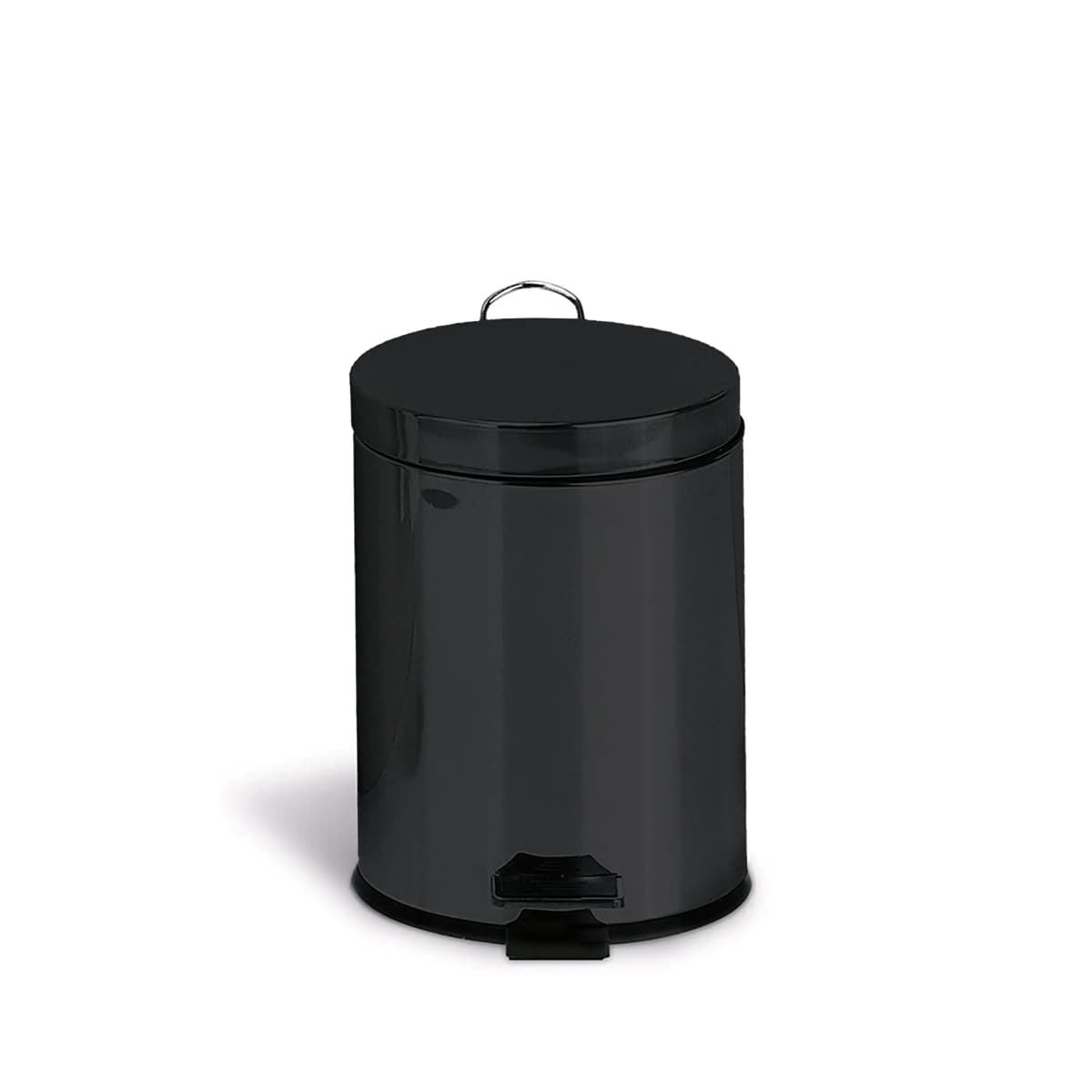 Cubo de pedal 5 L soft close acabado negro mate - Imagen 2