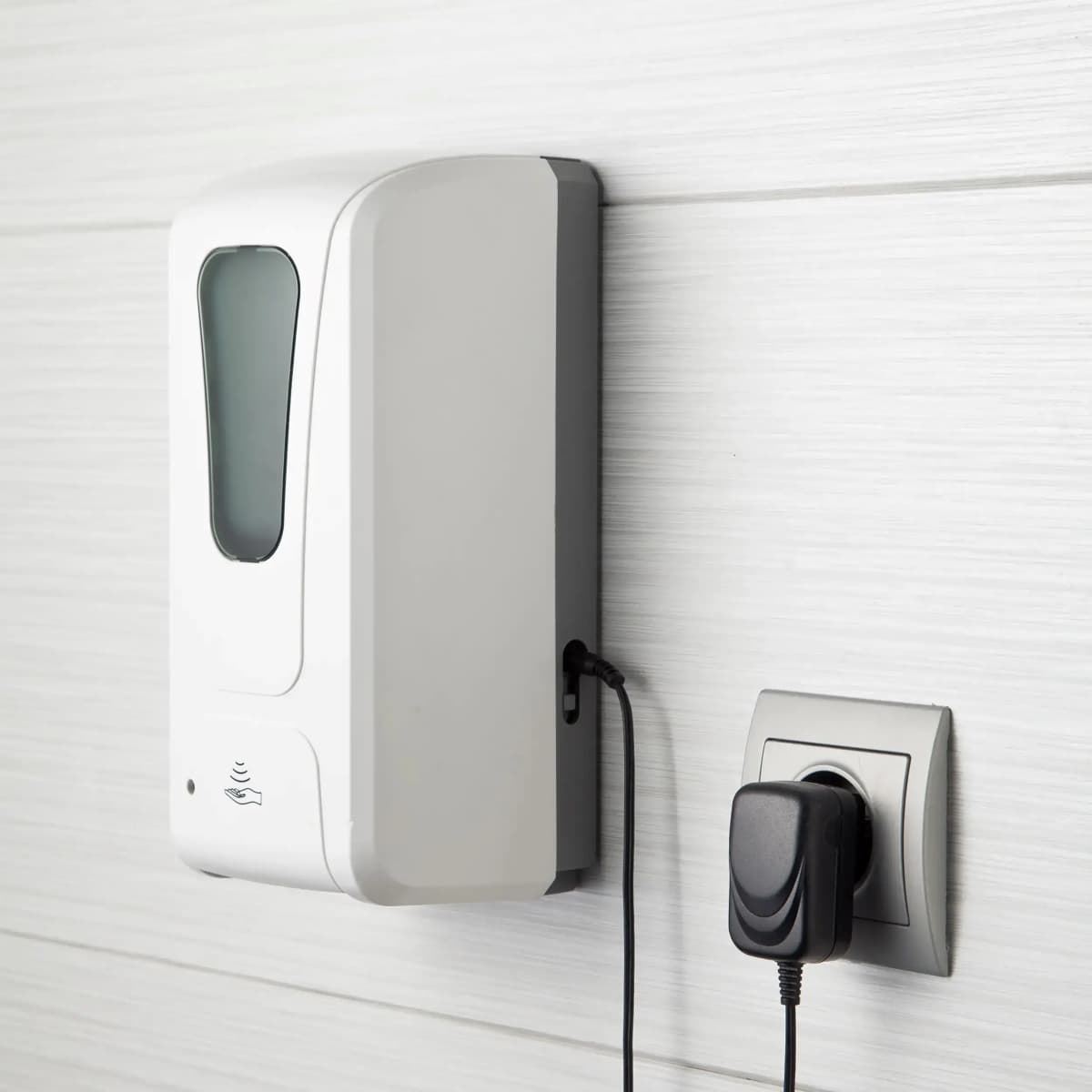 Dispensador automático a pared 600 ml. acabado blanco - Imagen 1