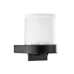 Dispensador de pared 150 ml acabado negro mate - Imagen 1