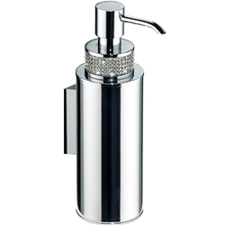 Dispensador de pared serie CARMEN acabado cromo + Swarovski blanco - Imagen 1