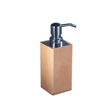 Dispensador de sobremesa serie NATURA acabado madera y cromo - Imagen 1