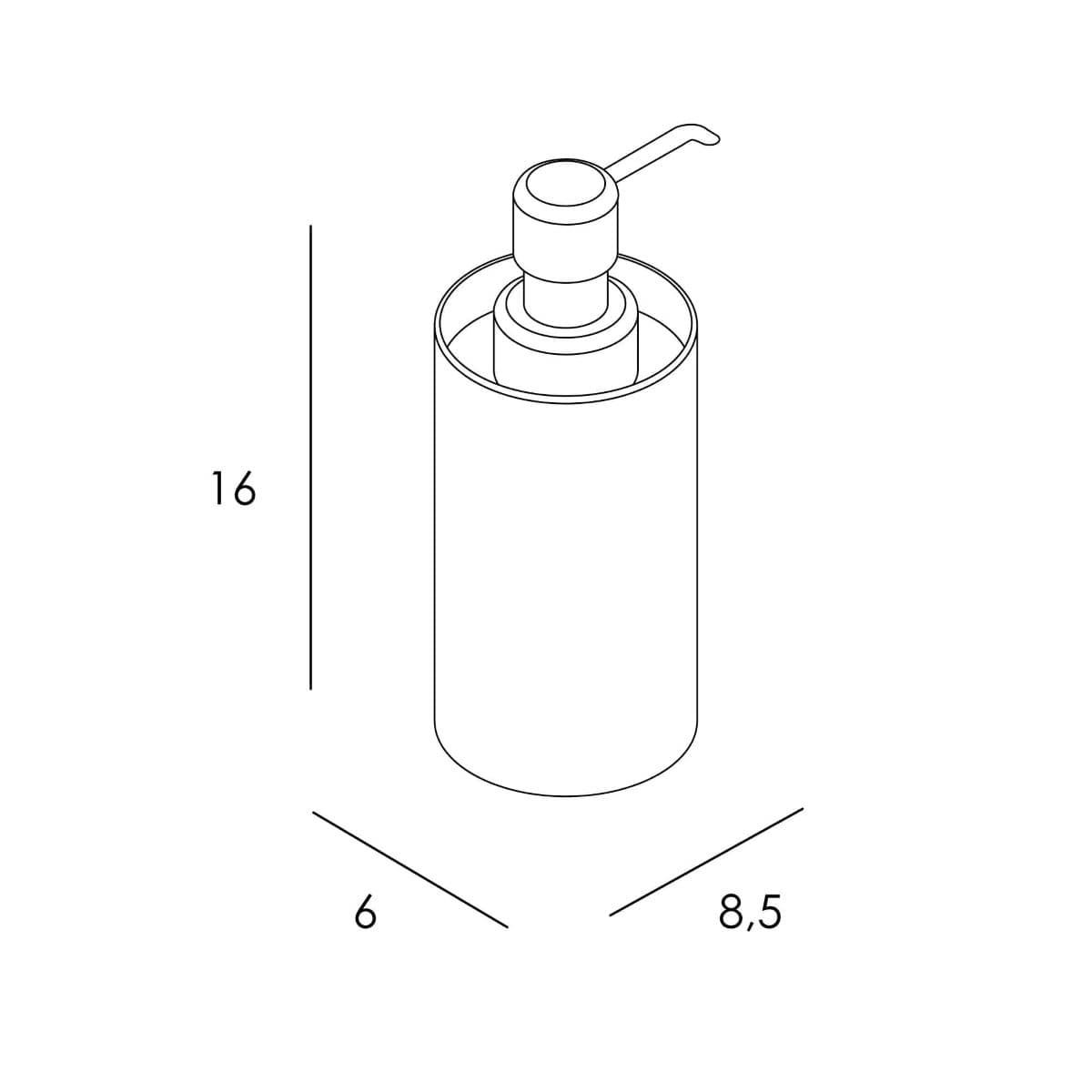 Dispensador de sobremesa serie PUNT acabado cromo - Imagen 2
