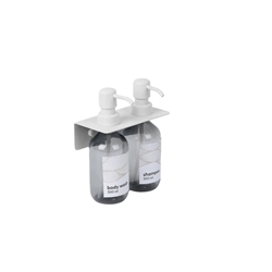 Dispensador doble de pared acabado blanco mate - Imagen 1