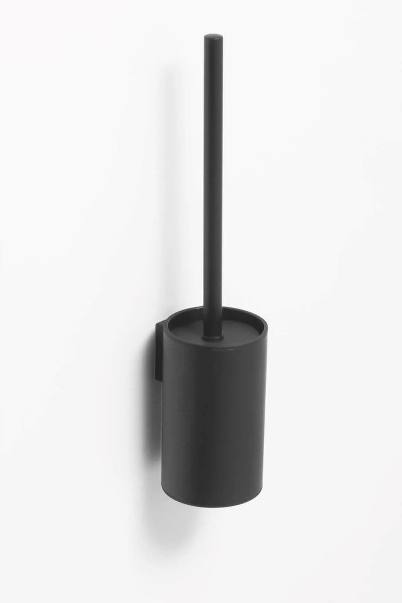 Escobillero de pared acabado negro mate - Imagen 1