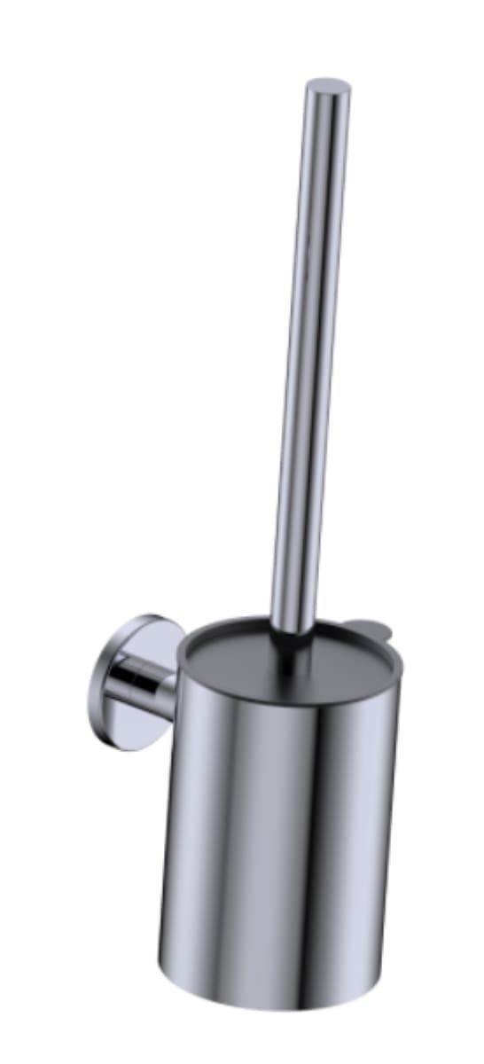 Escobillero de pared serie PRACTIC acabado cromo - Imagen 1