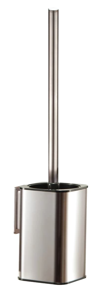 Escobillero de pared serie SLIM acabado inox cepillado - Imagen 1