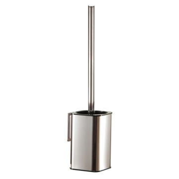 Escobillero de pared serie SLIM acabado inox cepillado - Imagen 1