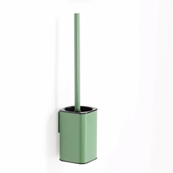 Escobillero de pared serie SLIM acabado verde reseda - Imagen 1