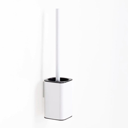 Escobillero de pared serie YASS acabado blanco mate - Imagen 1