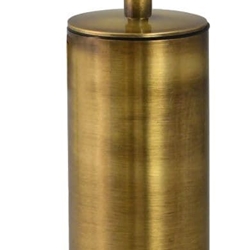 Escobilllero de suelo serie NOA acabado latón envejecido - Imagen 1