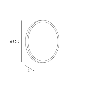 Espejo aumento 7x con iman acabado cromo - Imagen 2