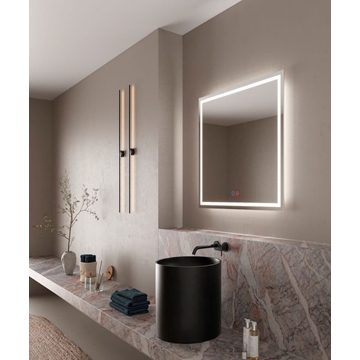 Espejo cuadrado LED luz retroiluminada con salida frontal modelo HOLANDA 60X80 cm - Imagen 1