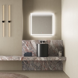 Espejo cuadrado LED luz retroiluminada con salida frontal modelo HOLANDA 60X80 cm - Imagen 2