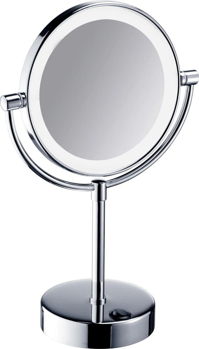 Espejo de aumento 5x sobremesa acabado cromo - Imagen 1