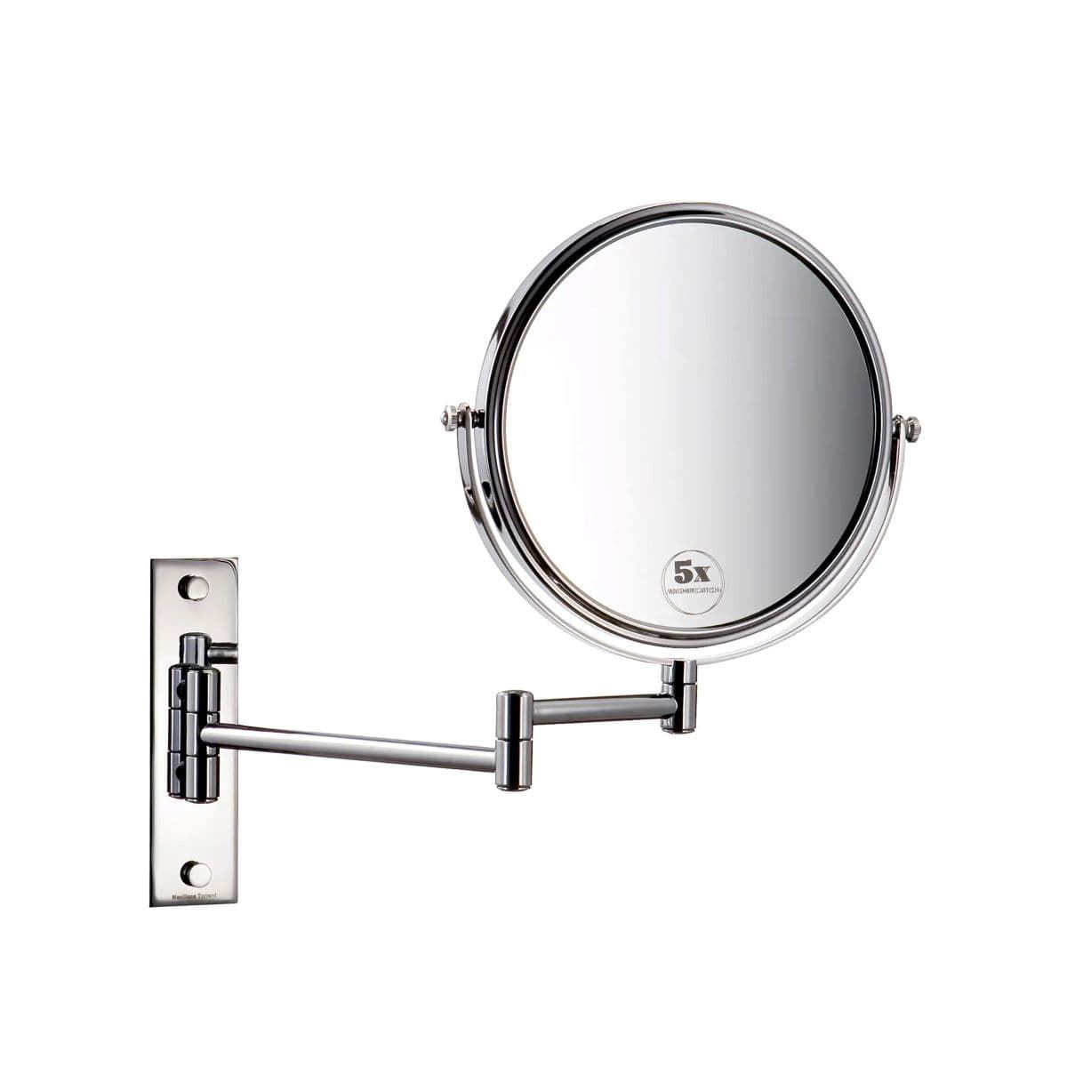Espejo de pared aumento 5x acabado cromo - Imagen 1