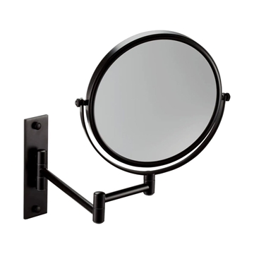 Espejo de pared aumento 5x acabado negro mate - Imagen 1