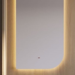 Espejo elíptico LED luz retroiluminada modelo CARDIFF 60X110 CM - Imagen 1