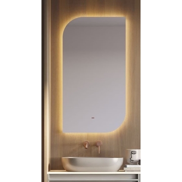 Espejo elíptico LED luz retroiluminada modelo CARDIFF 60X110 CM - Imagen 1