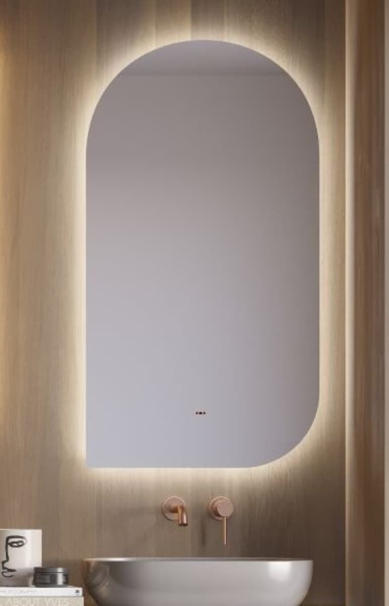 Espejo elíptico LED luz retroiluminada modelo GALES 60X110 CM - Imagen 1