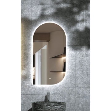 Espejo elíptico LED luz retroiluminada modelo GALES 60X110 CM - Imagen 2