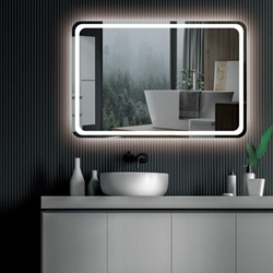 Espejo LED luz retroiluminada con salida frontal modelo AUSTRIA 60x80 cm - Imagen 1