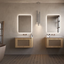 Espejo LED luz retroiluminada modelo DINAMARCA - Imagen 1