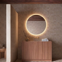 Espejo LED luz retroiluminda modelo OPORTO 70 cm de diametro - Imagen 1