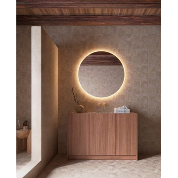 Espejo LED luz retroiluminda modelo OPORTO 70 cm de diametro - Imagen 1