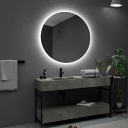 Espejo LED luz retroiluminda modelo OPORTO 90 cm de diametro - Imagen 1