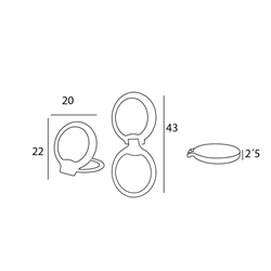 Espejo multifunción acabado blanco - Imagen 2
