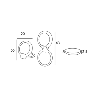 Espejo multifunción acabado blanco - Imagen 2