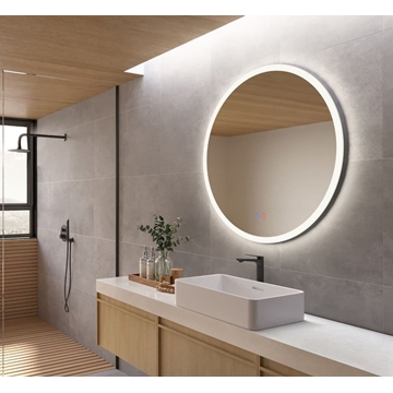 Espejo redondo LED luz retroiluminda con salida frontal modelo LONDRES 80 cm de diametro - Imagen 1