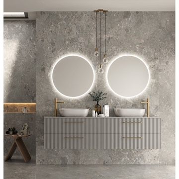 Espejo redondo LED luz retroiluminda modelo BELGICA 60 cm de diametro - Imagen 2